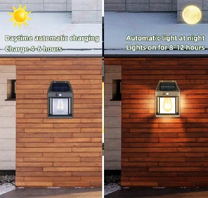 Wall Lamp Outdoor Waterproof Up And Down Luminous Lighting Garden Decoration Solar Lights Stairs Fence Sunlight Lamp
