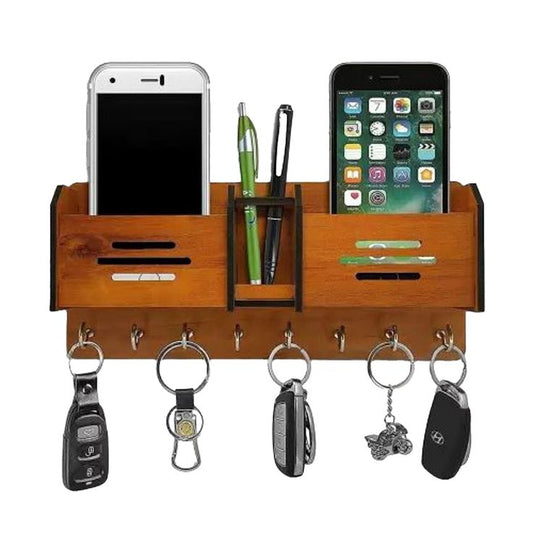 Mister Traders Brand Multipurpose Wooden Wall hanger