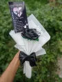 Elegant Single Rose Cone |Handmade Ribbon Flower Gift
