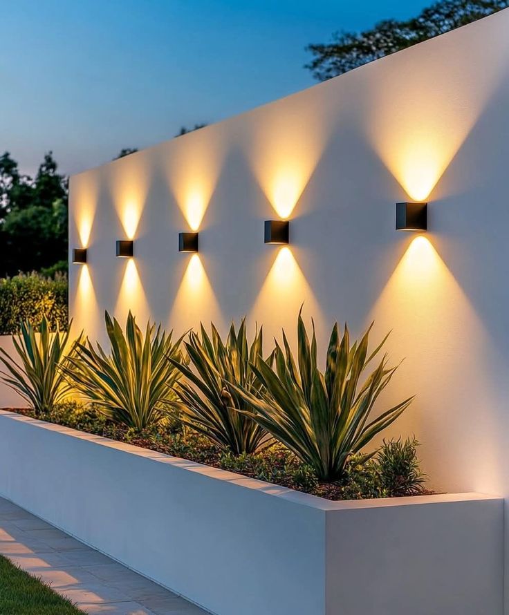 luxury out door water proof wall lamps