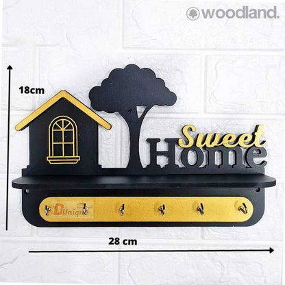 luxury wood key holder for home decore